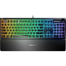 Steelseries Apex 3 Rgb Aydınlatmalı Siyah Oyuncu Klavyesi