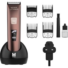 Moser 1888-0151 Li+Pro2 Profesyonel Kablolu/akülü Saç Kesme Makinesi Derin Metalik Bordo