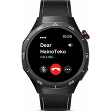 HainoTeko Haino Teko Amoled Ekran Waterproof 3 Kordonlu Akıllı Saat Siyah TEKO25