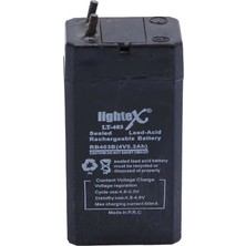 Marsilyan Lightex LT-403 4V 0.3AH Işıldak Fener Aküsü