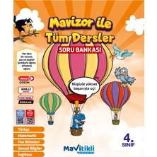 Mavitikli Yayıncılık 4.sınıf Mavizor Ile Tüm Dersler Soru Bankası
