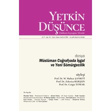 Dergi Kapında Yetkin Düşünce Dergi 34.sayı Nisan-Mayıs-Haziran 2026