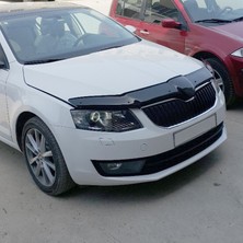 Tuning Vadisi Skoda Octavia Kaput Rüzgarlığı Maskesi 2013 2017 Arası Parlak Siyah