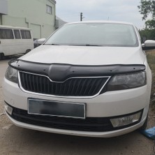 Tuning Vadisi Skoda Rapid Ön Kaput Rüzgarlığı 2012-2019 Arası Parlak Siyah