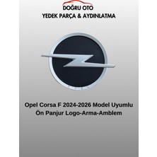 Doğru Oto Opel Corsa F Ön Panjur Için Arma Logo Amblem 2024-2026