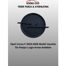 Doğru Oto Opel Corsa F Ön Panjur Için Arma Logo Amblem 2024-2026