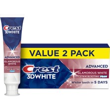 Crest 3D Glamorous White Beyazlatıcı Diş Macunu 2X93GR (187GR)