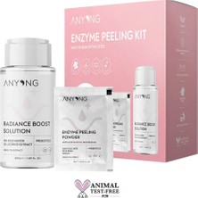 ANYONG Enzim Peeling Kit Tüm Cilt Tipleri İçin Arındırıcı Etkili Papain Enzimi ve Salisilik Asit 80 ml