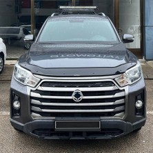 Tuning Vadisi Ssangyong Musso Kaput Rüzgarlığı Maskesi 2021 ve Üzeri Parlak Siyah