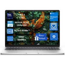 Dell Pro 16  Ultra Core 5 235U 64GB Ddr5 512GB SSD Intel Graphics 16" Fhd+ 300NIT Windows 11 Home Taşınabilir Bilgisayar H11BT0105PC16250EX05