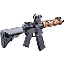 Emg Cyma Daniel Defense Lisanslı DDMK18 Black & Dark Earth Platinum Qbs Aeg Airsoft Tüfek