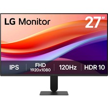 Lg 27″ Fhd Monitör, Ince Standlı, IPS Panel, 120 Hz – 27U411A-B