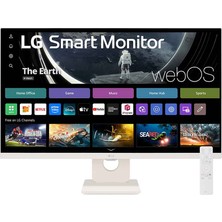 Lg Monitör 27″ Düz, Fhd, IPS Panel, 100 Hz, Kablosuz, Akıllı (27U511SA-W)