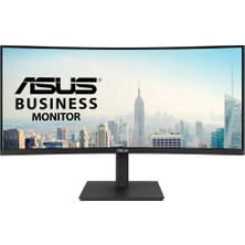 Asus Bağlantı Monitörü 34″ Kavisli, Wqhd, IPS Paneli, Usb-C Bağlantı Istasyonu, Adaptive-Sync, Hdr, Ergonomik Stand (VA34VCPSR)