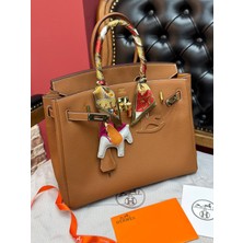 Leauder Women Kadın Birkin 35 Gold Kadın Omuz Çanta