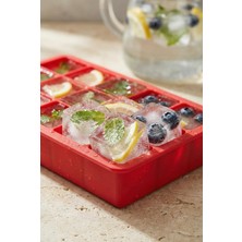 Hobibahçem 15 Hazneli Silikon Buz Kalıbı & Çok Amaçlı Buzluk ve Dondurucu Organizeri 12X19 cm