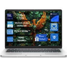 Dell Pro 14  Ultra Core 5 235U 24GB Ddr5 2tb SSD Intel Graphics 14" Fhd+ 300NIT Windows 11 Pro Taşınabilir Bilgisayar W11BT0113PC14250EX12