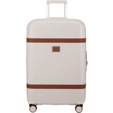 Samsonite Image Kırık Beyaz - 4 Tekerlekli Körüklü 69/25 Orta Boy Valiz