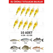 Karides Shrimp Suni Yapay Gerçekçi Balık Yemi - 10 Adet
