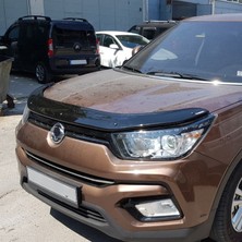 Tuning Vadisi Ssangyong Tivoli Kaput Rüzgarlığı 2015 ve Üzeri Uyumlu Parlak Siyah