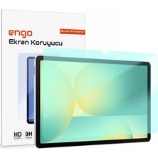 Engo Samsung Galaxy Tab S10 Fe Ekran Koruyucu 10.9 İnç 9H Parlak Nano Kırılmaz Cam SM-X520 Uyumlu