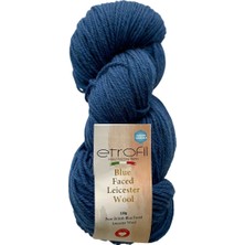 Etrofil Blue Faced Leicester Örgü İpi Lacivert %100 Yün 100g 240m (75179)