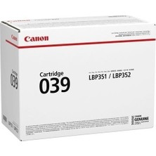 Canon CRG-039 LBP351 / LBP352 Siyah Orjinal Toner