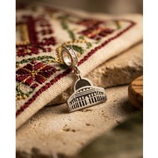 Zaytoon Kubat\'u Sahra Renkli Gümüş 925 Ayar Charm A300101