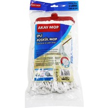 Larimar x Large Örgülü Ipli  Püskül Pamuk Mop (5177)