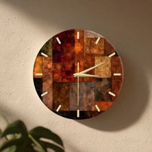 No 26 Dekor Dekoratif Duvar Saati – 33 cm Uv Baskılı Mdf Duvar Saati