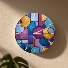 No 26 Dekor Dekoratif Duvar Saati – 33 cm Uv Baskılı Mdf Duvar Saati