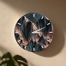 No 26 Dekor Dekoratif Duvar Saati – 33 cm Uv Baskılı Mdf Duvar Saati