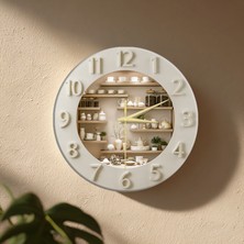 No 26 Dekor Dekoratif Duvar Saati – 33 cm Uv Baskılı Mdf Duvar Saati