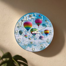 No 26 Dekor Dekoratif Duvar Saati – 33 cm Uv Baskılı Mdf Duvar Saati