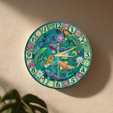 No 26 Dekor Dekoratif Duvar Saati – 33 cm Uv Baskılı Mdf Duvar Saati