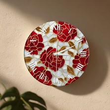 No 26 Dekor Dekoratif Duvar Saati – 33 cm Uv Baskılı Mdf Duvar Saati