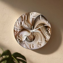 No 26 Dekor Dekoratif Duvar Saati – 33 cm Uv Baskılı Mdf Duvar Saati
