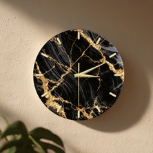 No 26 Dekor Dekoratif Duvar Saati – 33 cm Uv Baskılı Mdf Duvar Saati