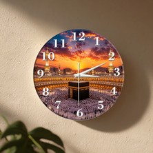 No 26 Dekor Kabe Temalı Dekoratif Duvar Saati 33 cm Sessiz Mekanizma