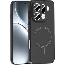 Lyon Tech Oppo Find X9 Pro Kılıf Zore Elio Kapak – M-Safe Manyetik Şarj ve Tutucu Uyumlu, Kamera Korumalı Dayanıklı Koruyucu