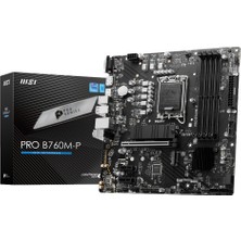 MSI Msı Pro B760M-P 6800MHZ(OC) Ddr5 Soket 1700 M.2 HDMI Dp VGA Matx Anakart