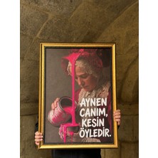 Musnig Dekoratif Sanatsal Çerçeveli Tablo Öyledir