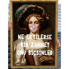 Musnig Dekoratif Sanatsal Çerçeveli Tablo Biçsinler