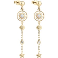 Gianfranco Lunara W Opal Sallantılı Küpe