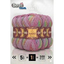Nako Hercai 28239 - 5'li Paket - 100GR/156M - Hırka, Kazak, Atkı, Bere, Patik Ipi