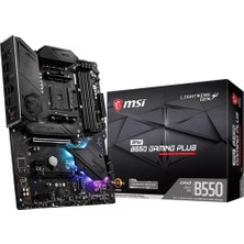 MSI Msı Mpg B550 Gamıng Plus 4400MHZ(OC) Ddr4 Soket Am4 M.2 HDMI Dp Atx Anakart