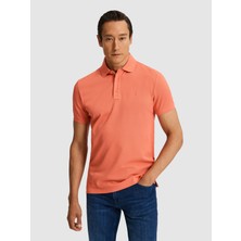 Cacharel Erkek Somon Slim Fit Saf Pamuk Polo Yaka Basic T-Shirt 50320657-VR047