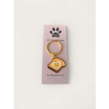 Trendy Paws Kedi & Köpek Tasma Charm /aksesuarı Gold Pati
