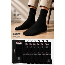 Ducks Socks Erkek Çorap Bambu Dikişsiz 6'lı Ekstra Ince Yazlık Erkek Klasik Soket Çorap