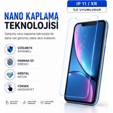 Powerfox iPhone 11/xr Uyumlu Cam Karışımlı Nano Cam Ekran Koruyucu | 9h+ Çizilme Direnci | Yüksek Dokunmatik Hassasiyet